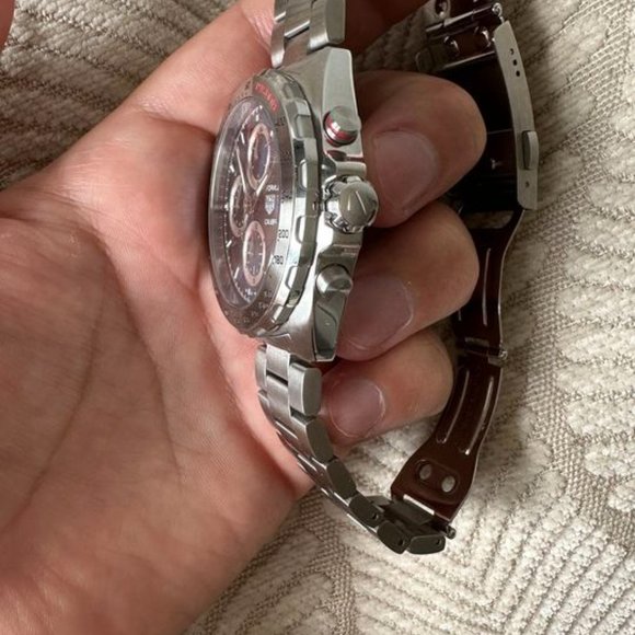 Tag Heuer Formula 1 Automatic Chronograph Blue Dial Watch - Picture 3 of 5